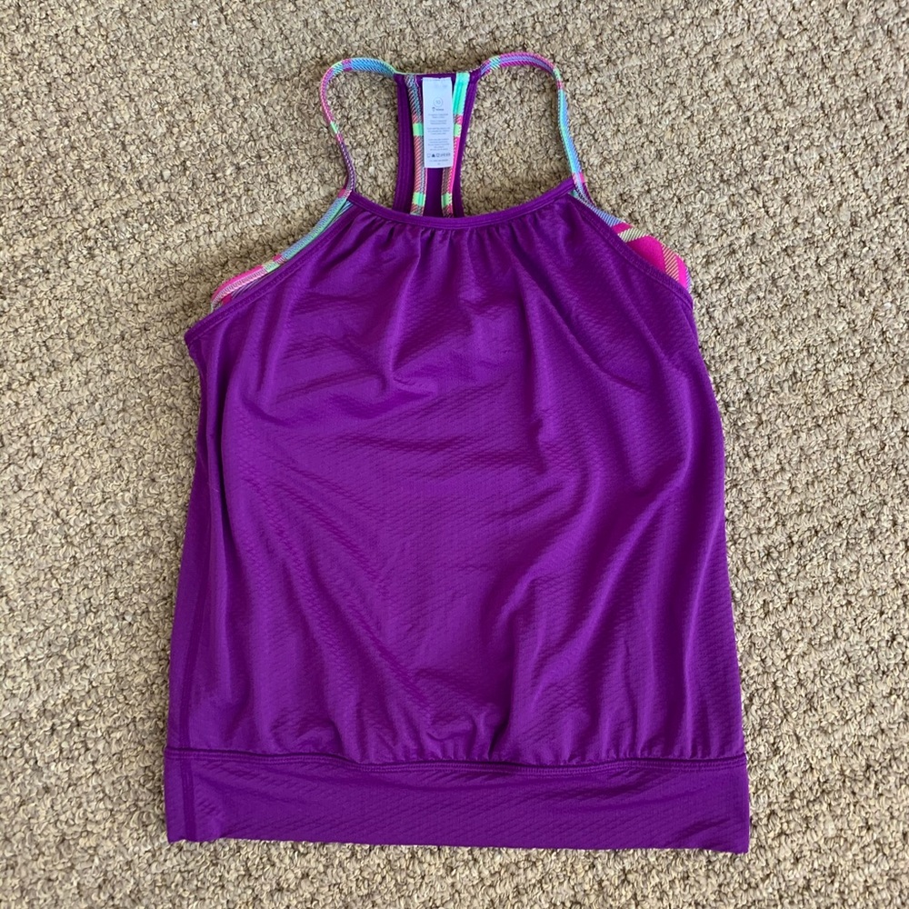 Ivivva purple top sz 10